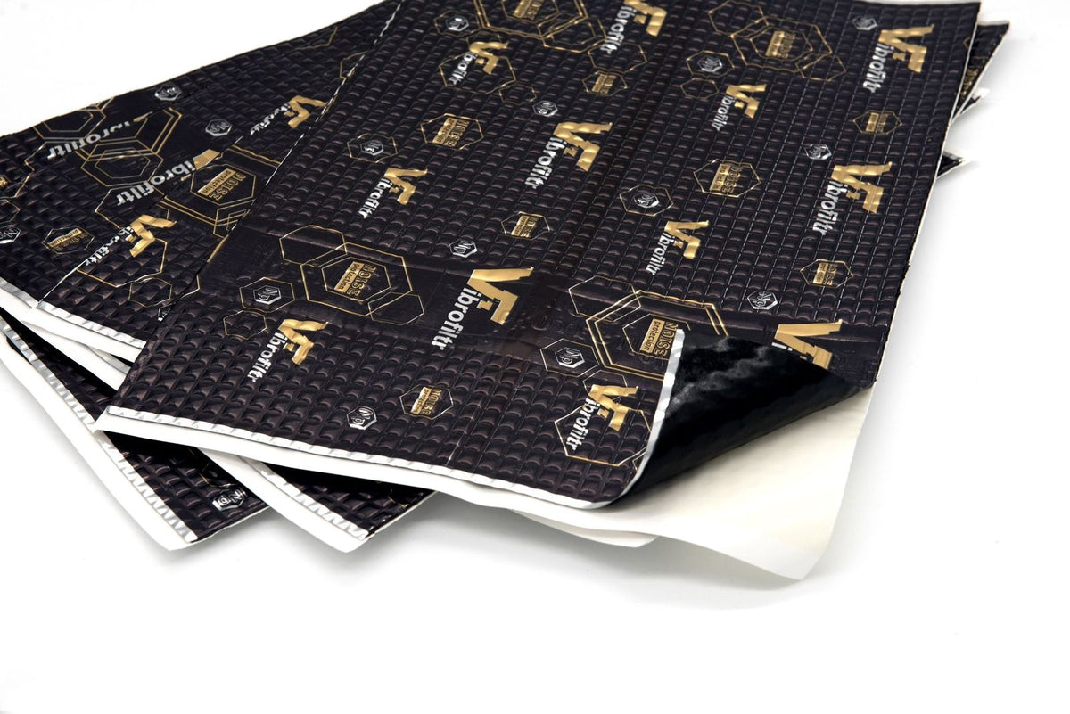 VibroFiltr Automotive Sound Deadening Material - 2.3 mm (90.5 mil) 37.6 sqft - Auto Noise Insulation, Proofing & Dampening Car Panel Mat
