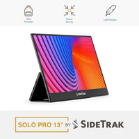 SideTrak Solo Pro 13" Freestanding Portable Monitor - Ultra Thin with Kickstand and 10ms Response Time