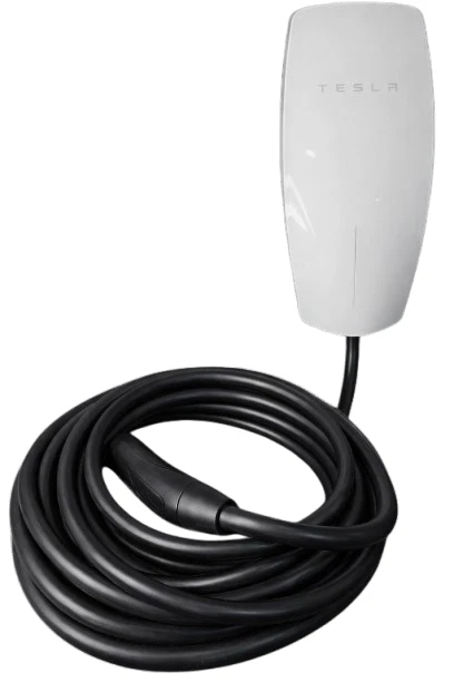 Tesla Universal Wall Connector - Electric Vehicle (EV) NACS / J1772 Charger with Dual Plug Type - Compatible for All North American EVs - Level 2 - up to 48A with 24' Cable
