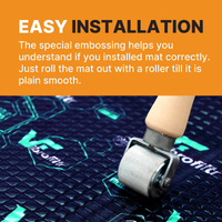 VibroFiltr Automotive Sound Deadening Material - 3.0 mm (118 mil) 28.2 sqft - Auto Noise Insulation, Proofing & Dampening Car Panel Mat