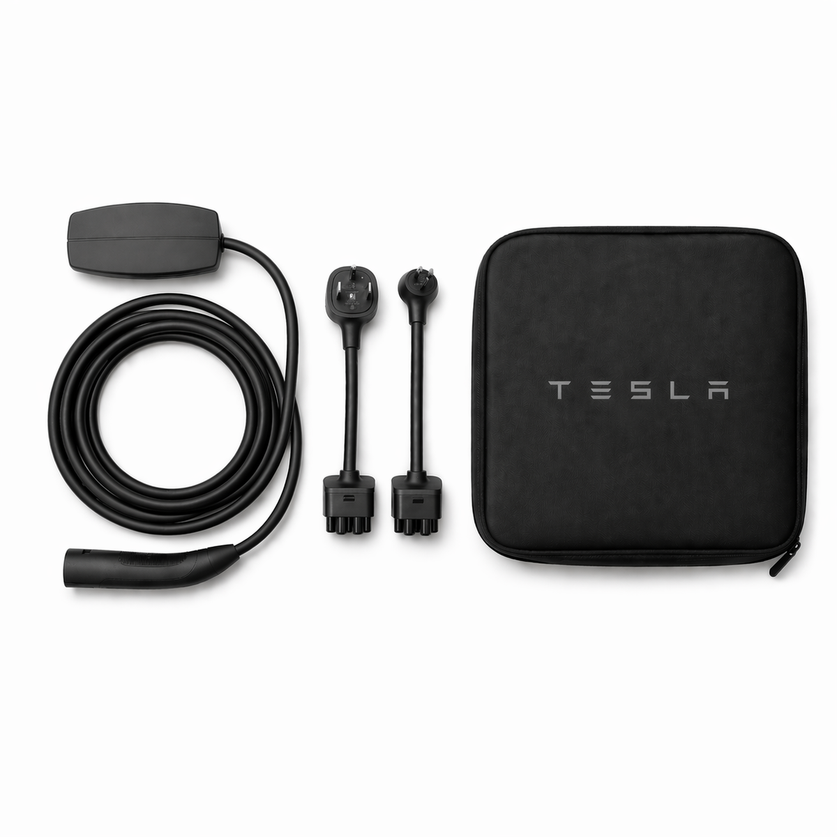 Tesla Mobile Connector - Portable Electric Vehicle (EV) NACS Charger Bundle - Level 2 - up to 32A with 20ft Cable