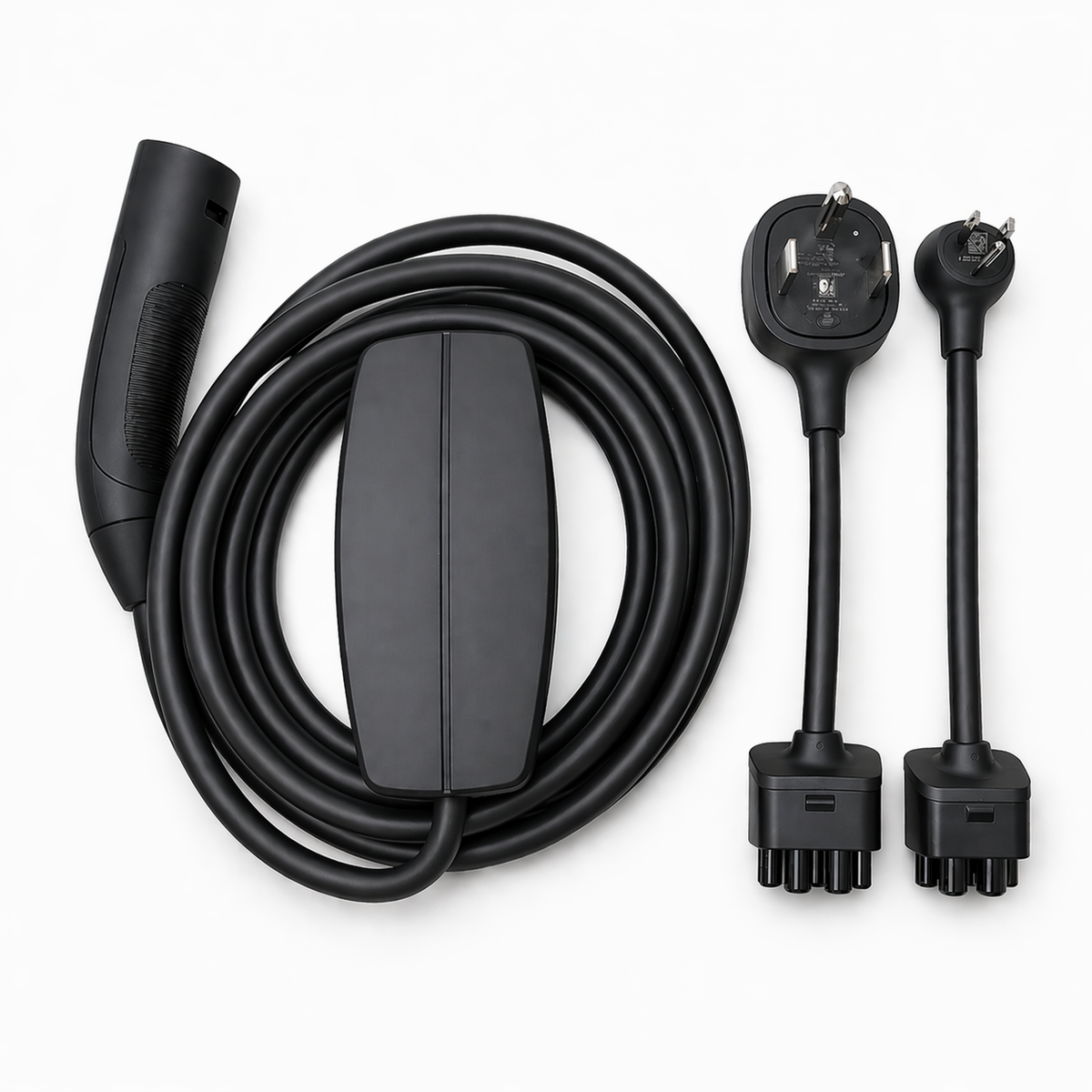 Tesla Mobile Connector - Portable Electric Vehicle (EV) NACS Charger Bundle - Level 2 - up to 32A with 20ft Cable