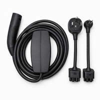 Tesla Mobile Connector - Portable Electric Vehicle (EV) NACS Charger Bundle - Level 2 - up to 32A with 20ft Cable