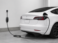 Tesla Mobile Connector - Portable Electric Vehicle (EV) NACS Charger Bundle - Level 2 - up to 32A with 20ft Cable